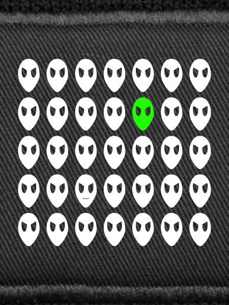 alien face