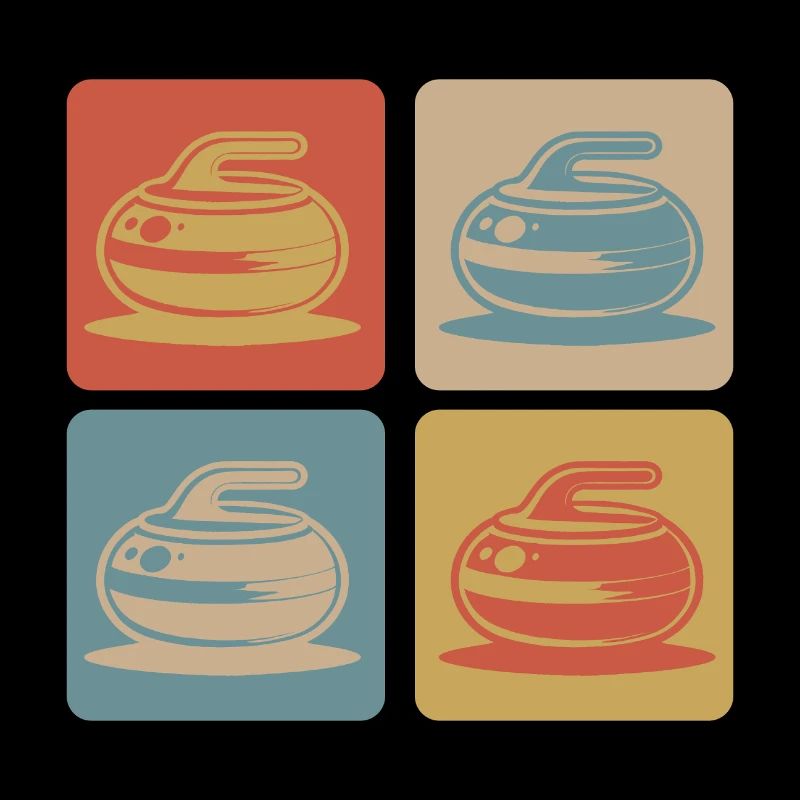 Curling Vintage Design