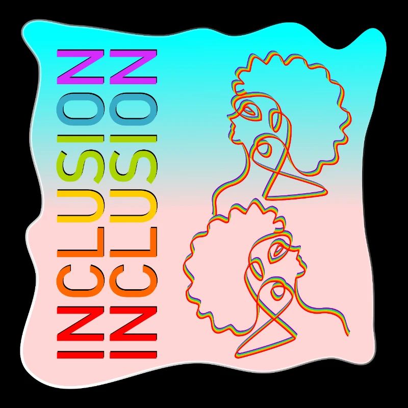 INCLUSION DIVERSITY LINE ART
