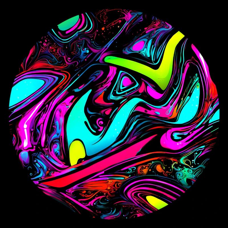 Neon Abstract Style Trend Glow Party