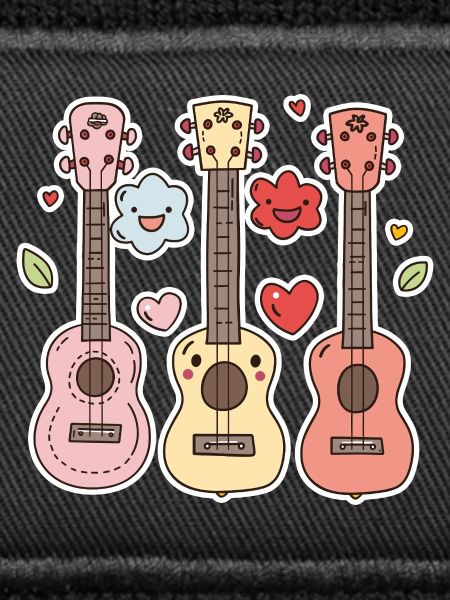 Ukulele Cartoon Style