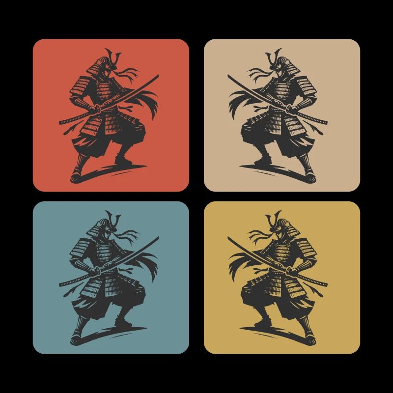 Samurai Japan Vintage Design