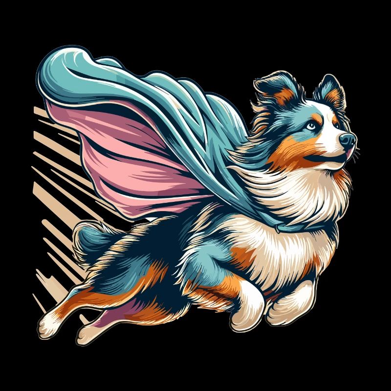 Super Dog Australian Shepherd Sheppie Gift