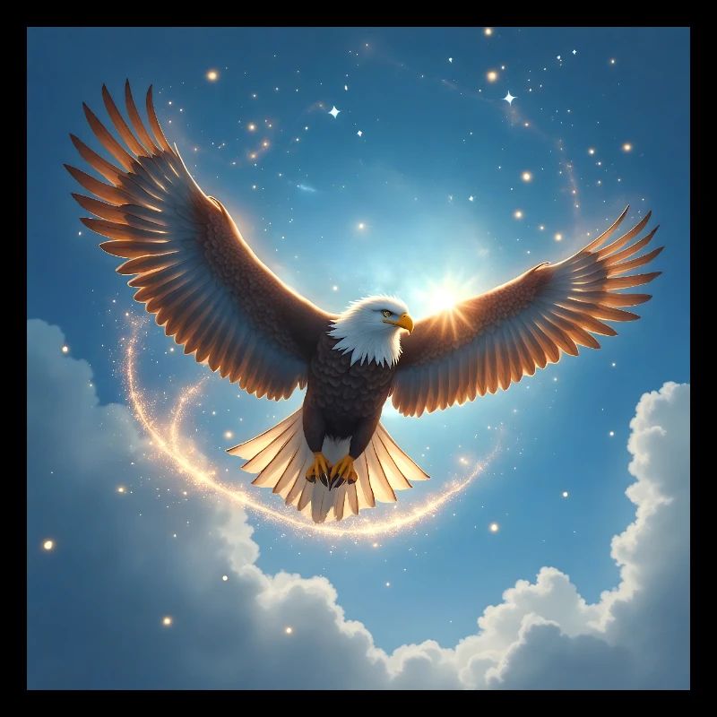 Power Animal Eagle in the Sky