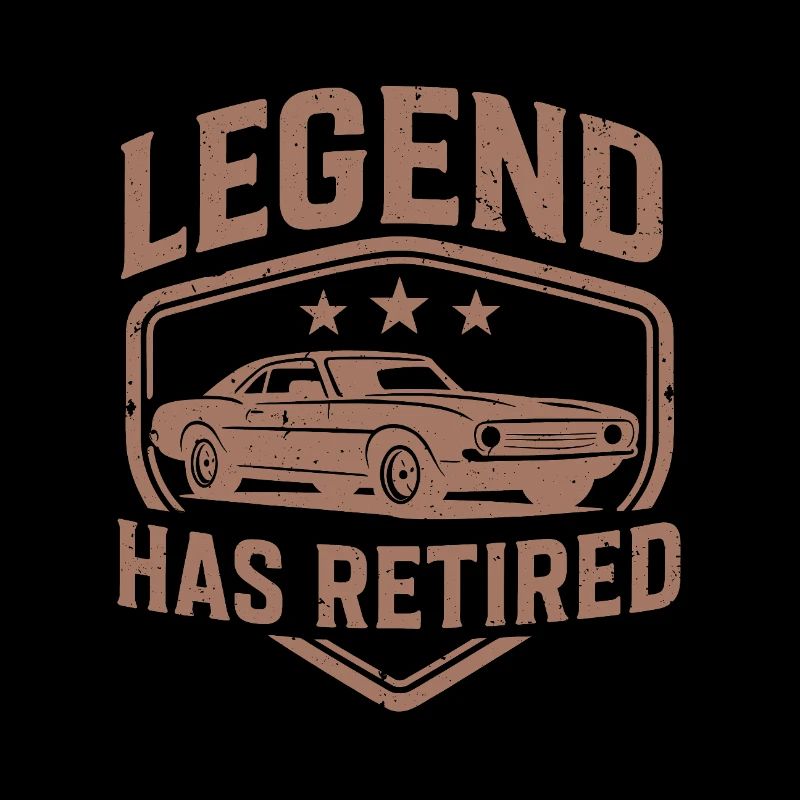 Legend Has Retired Retro Car