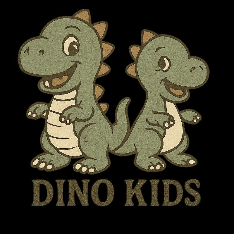 Conception mignonne pour enfants Dino