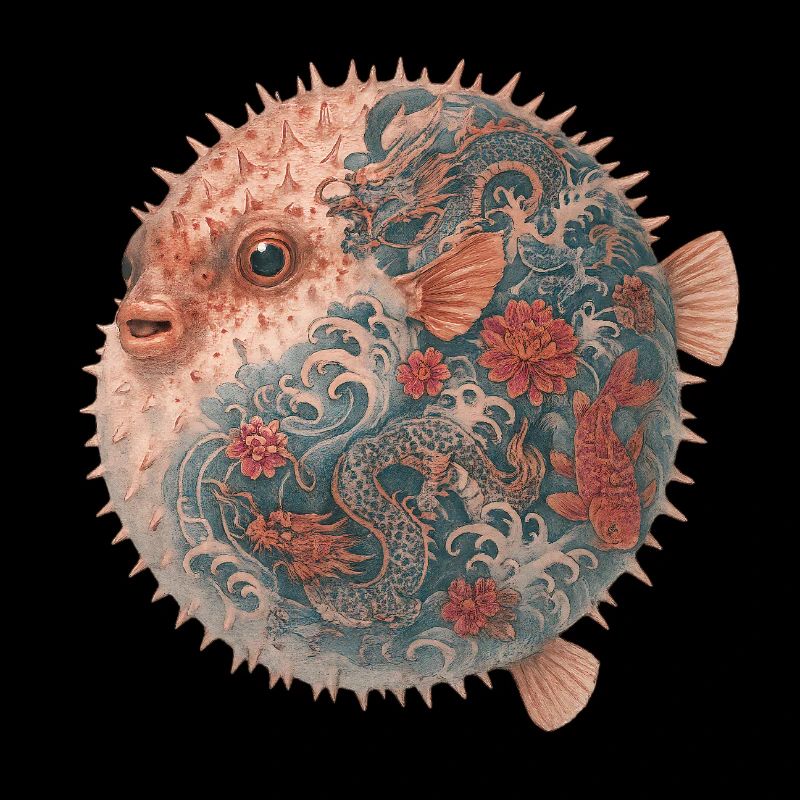 Yakuza Pufferfish – Calme sous pression