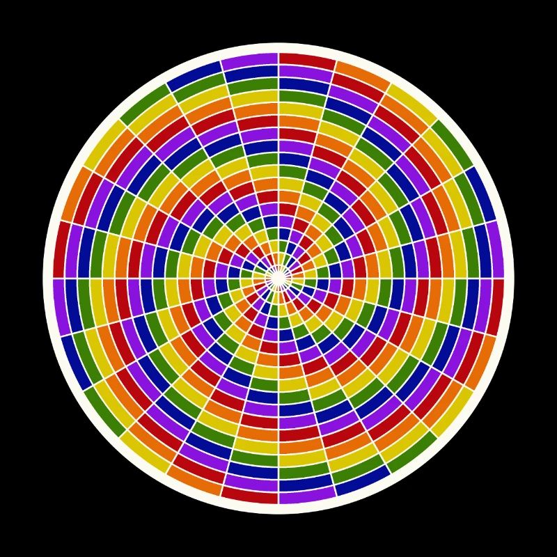 Farbige Spirale Kunstgestaltung
