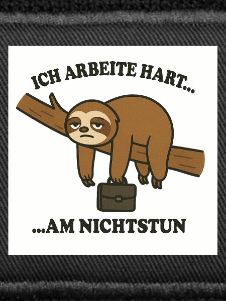 Faultier Arbeit Motiv