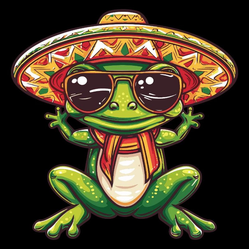 Frosch Lustig Sombrero