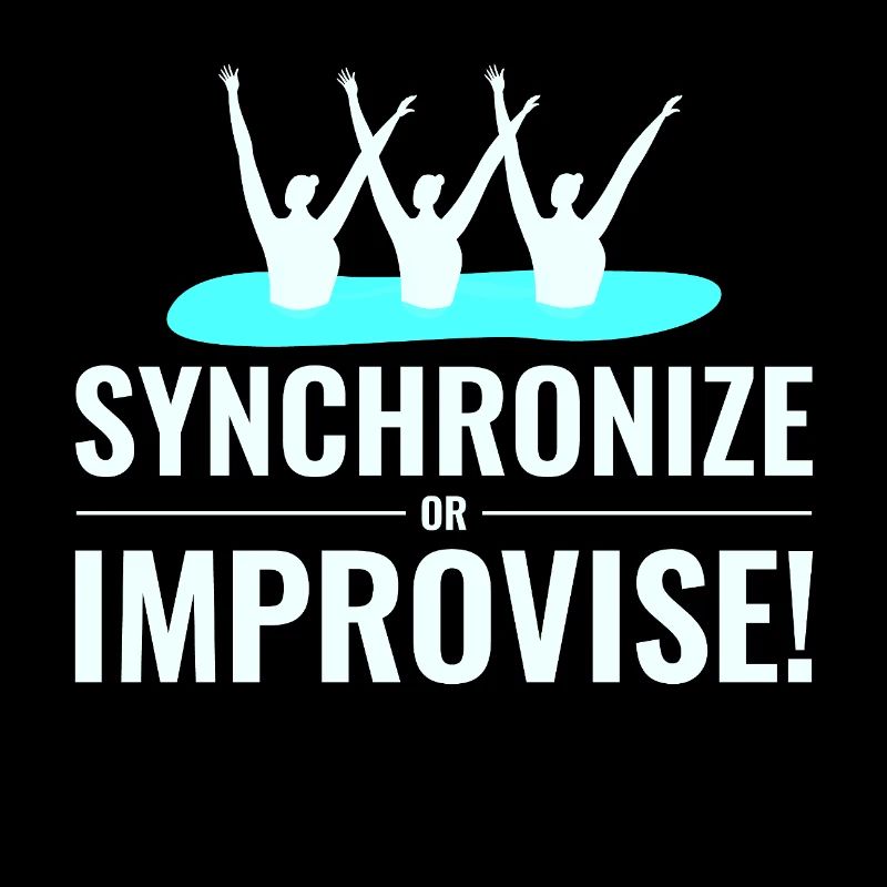 Natation synchronisée Improviser Équipe Nageur Humour