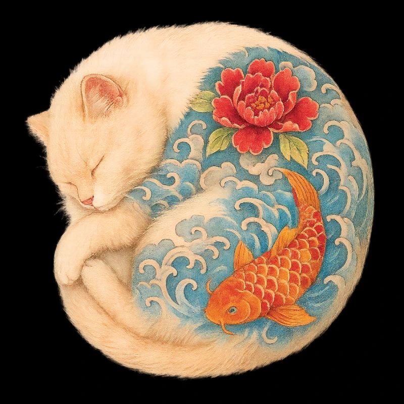 Yakuza Cat – La puissance paisible dans l’encre