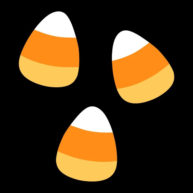 Candy Corn Halloween Muster