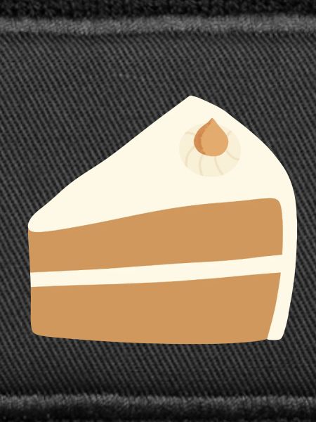 Nusskuchen-Scheiben-Design