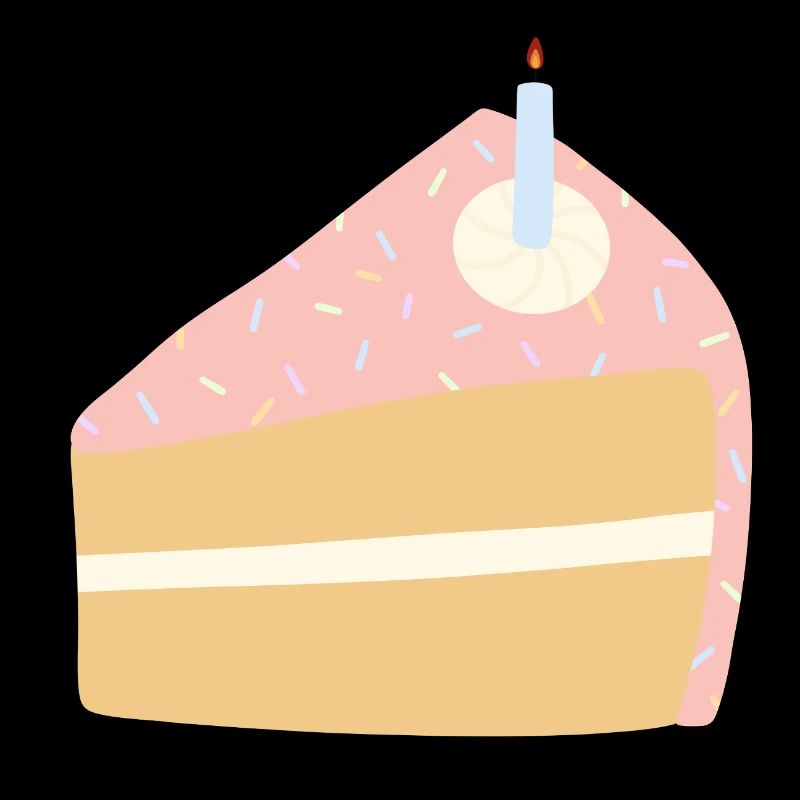 Illustration de gâteau d’anniversaire festif