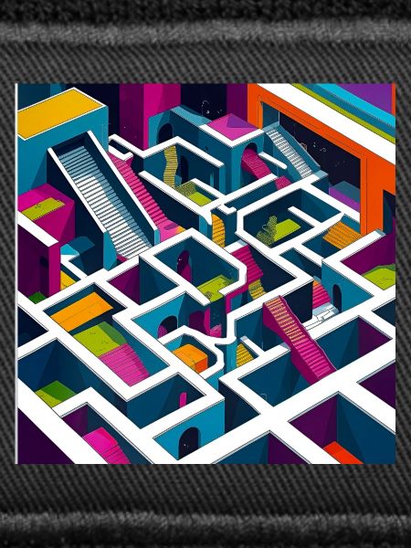 Abstractico Geometric Labyrinth