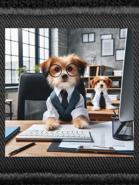 Professionelle Cosplay Hunde