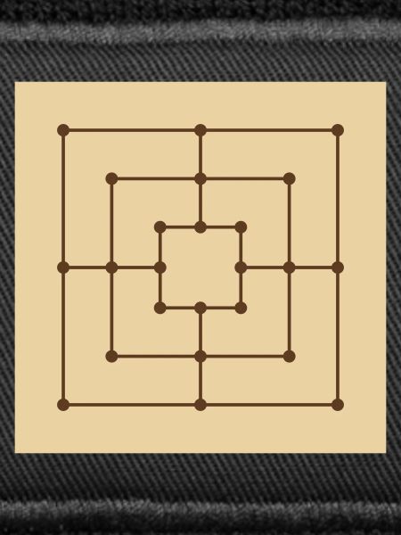 Mill Game Board