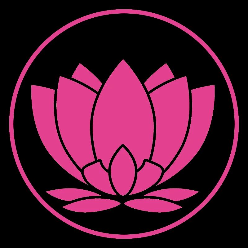 Lotus Blume pink Design