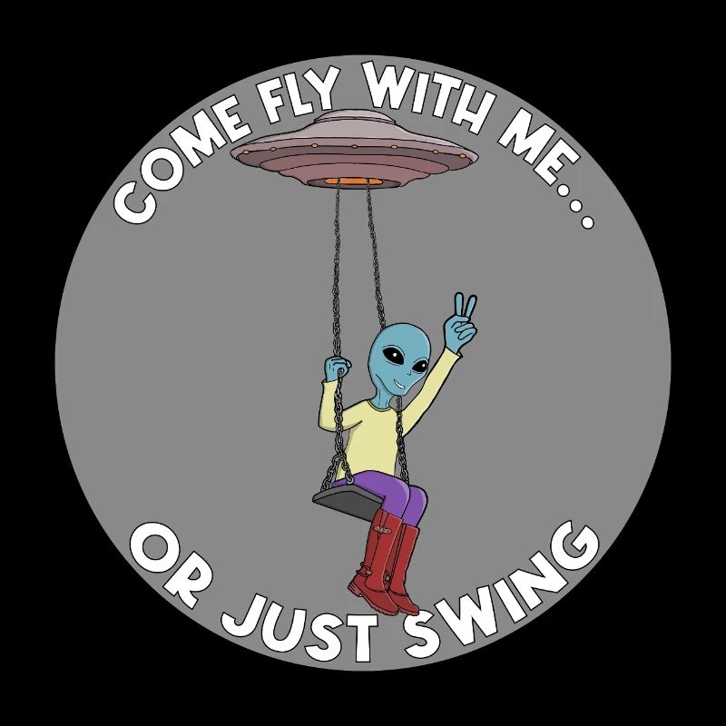 Komm, flieg mit mir oder schwing einfach Alien UFO