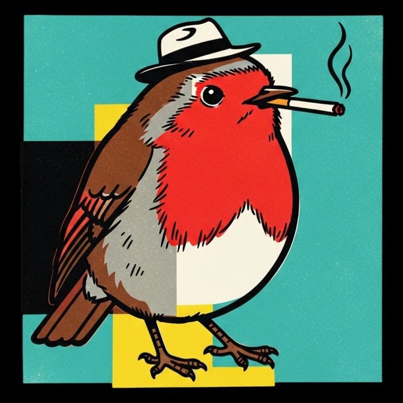 Robin Smoking