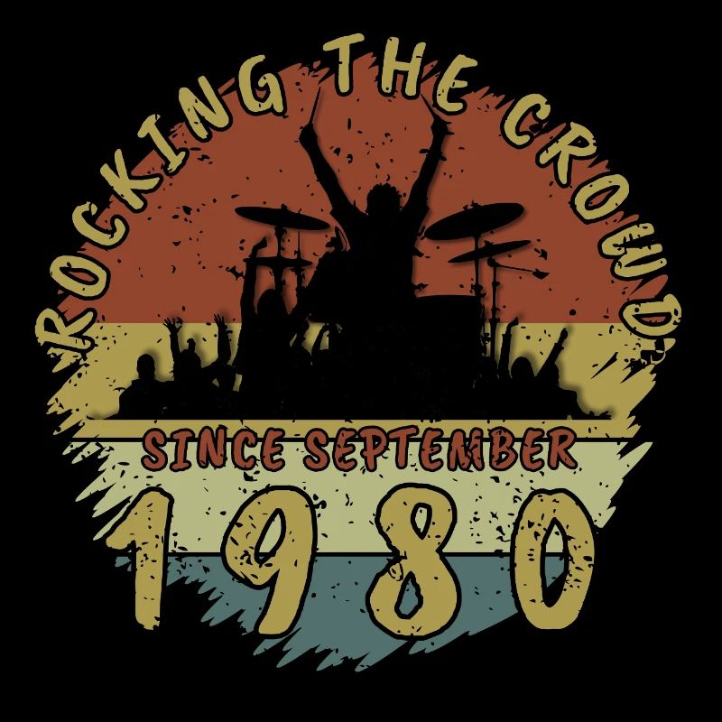 45th Birthday Rocking the Crowd DRM 09/1980