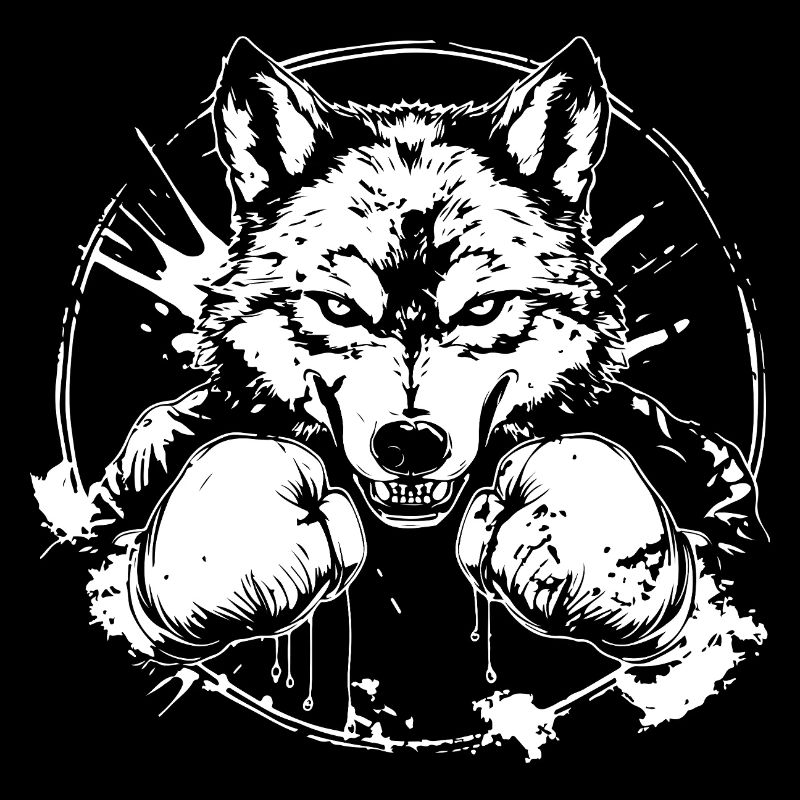 Wolf Boxer Boxe MMA