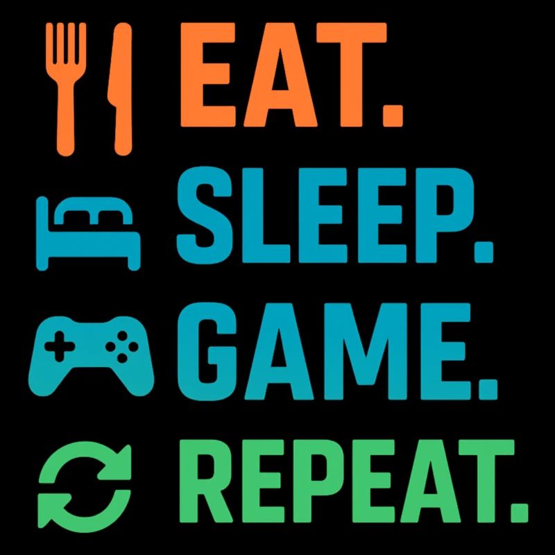 Conception de devise de style de vie pour les joueurs et les loisirs