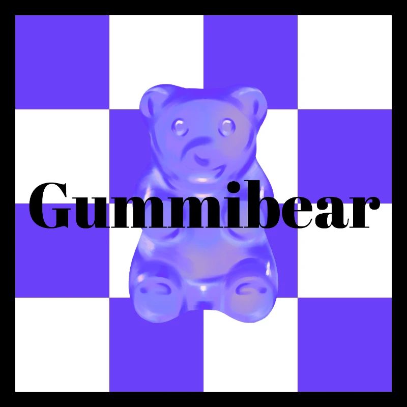 Gummy Bear Câlin douillet Tendance Design