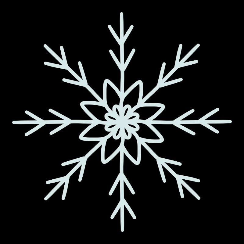 Conception élégante de motif de flocon de neige