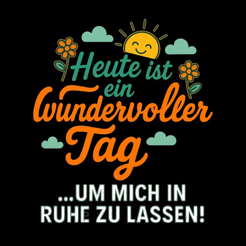 Inspirierendes Spruchdesign mit Sonnenschein