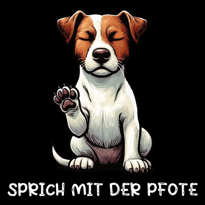 Sprich mit der Pfote Jack Russel terrier Jackie 