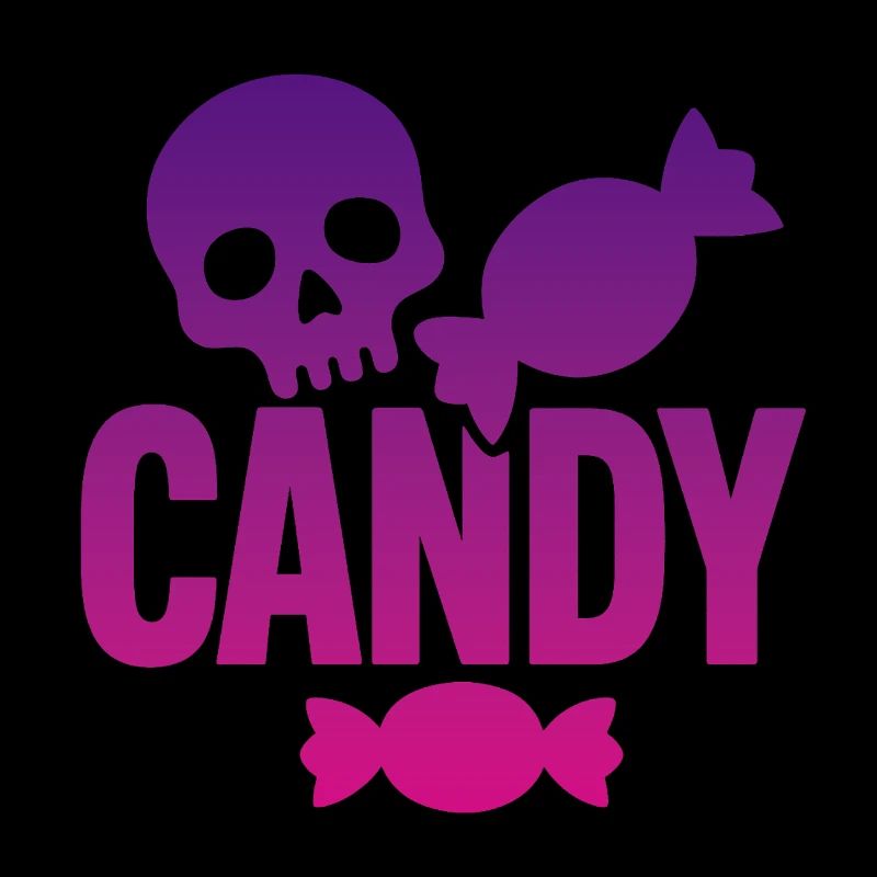 Skeleton and Whimsical Candy
