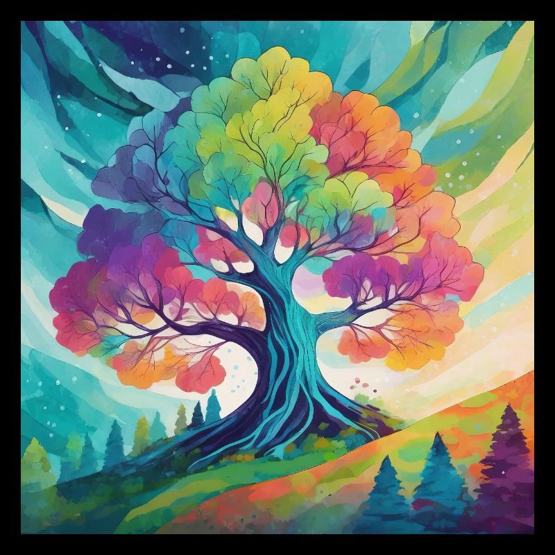 Rainbow Tree of Creativity