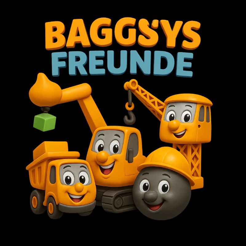 Baggys Baugeräte Kinderdesign