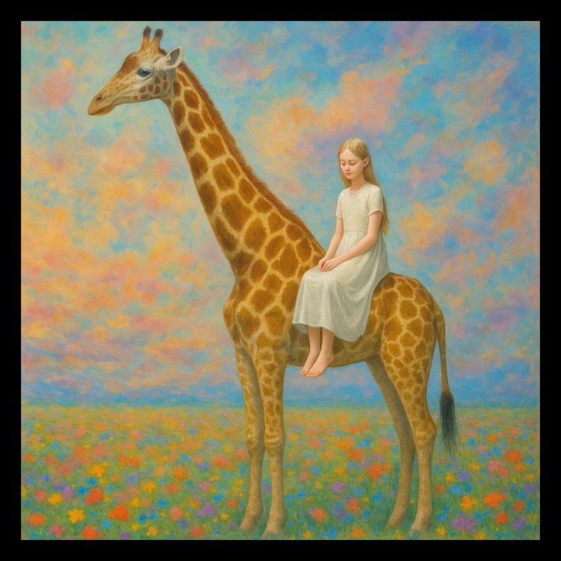 Dreaming with the giraffe