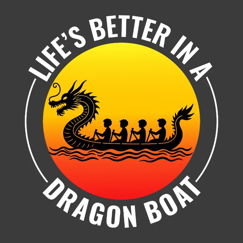 Drachenboot-Rennmannschaft