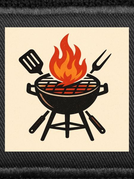Fiery barbecue evening