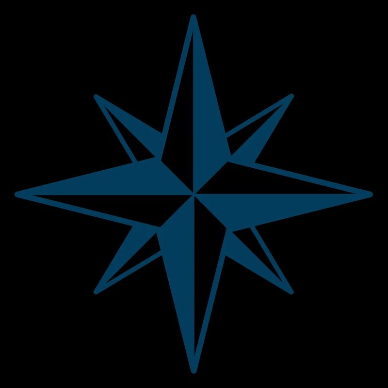 Compass Rose Symbol Design