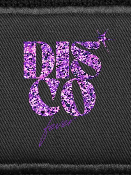 Glittery Disco Love Emblem