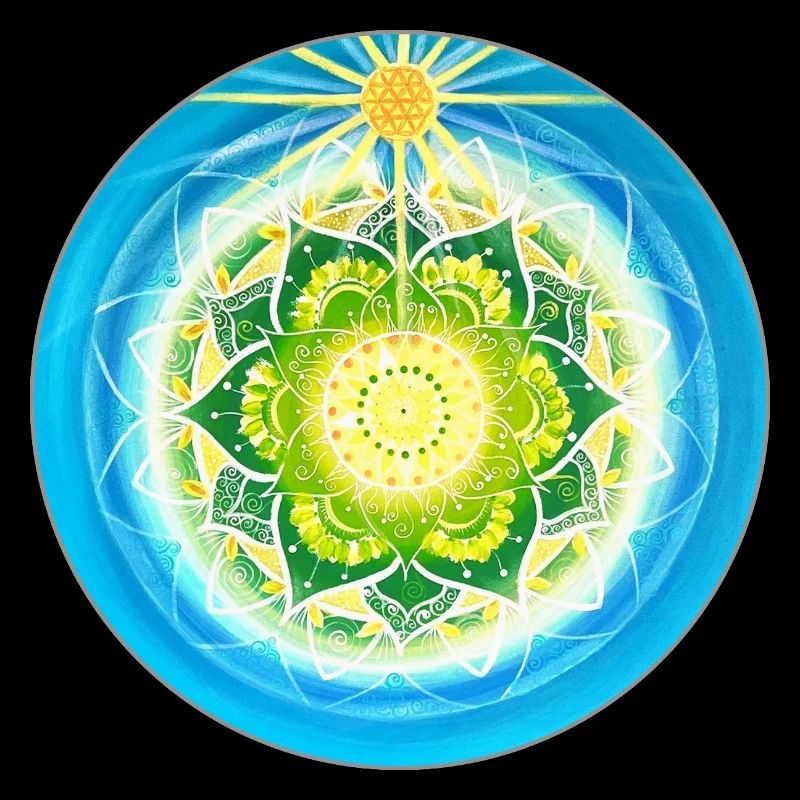 Lebendiges lichtvolles Mandala