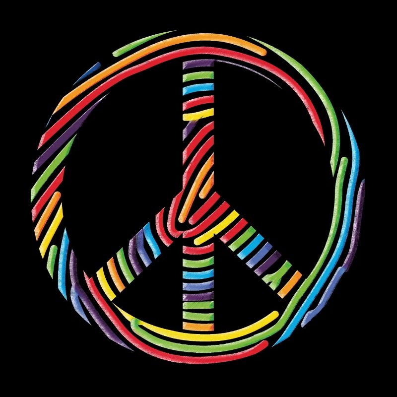 Buntes-Peace-Zeichen