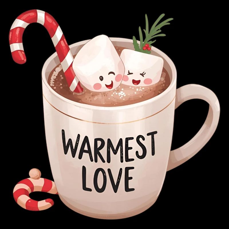 Chocolat chaud – Warmest Love Xmas Design