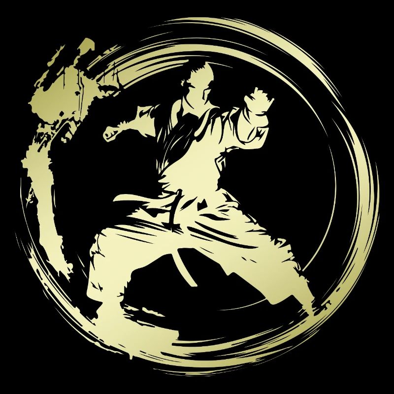 Karaté Silhouette Combattante