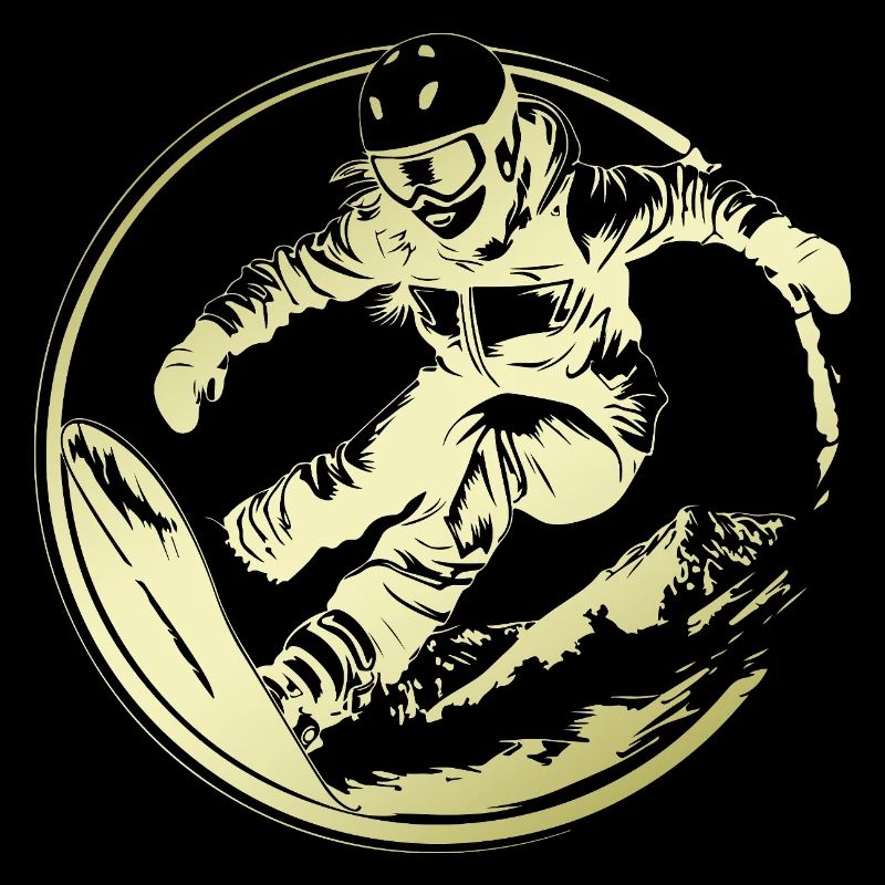 Snowboarder Silhouette