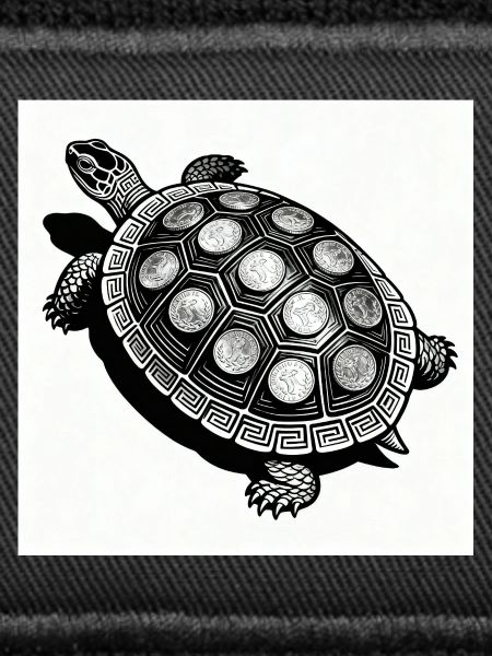 Münz-Schildkröte Geometrie