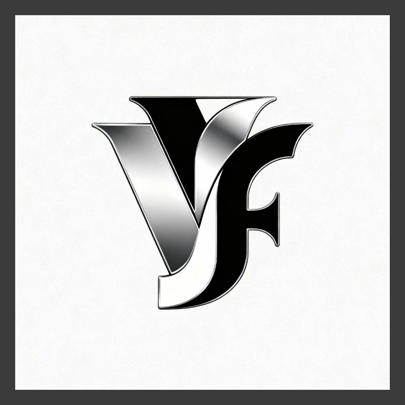 VF Monogramm Metallisch
