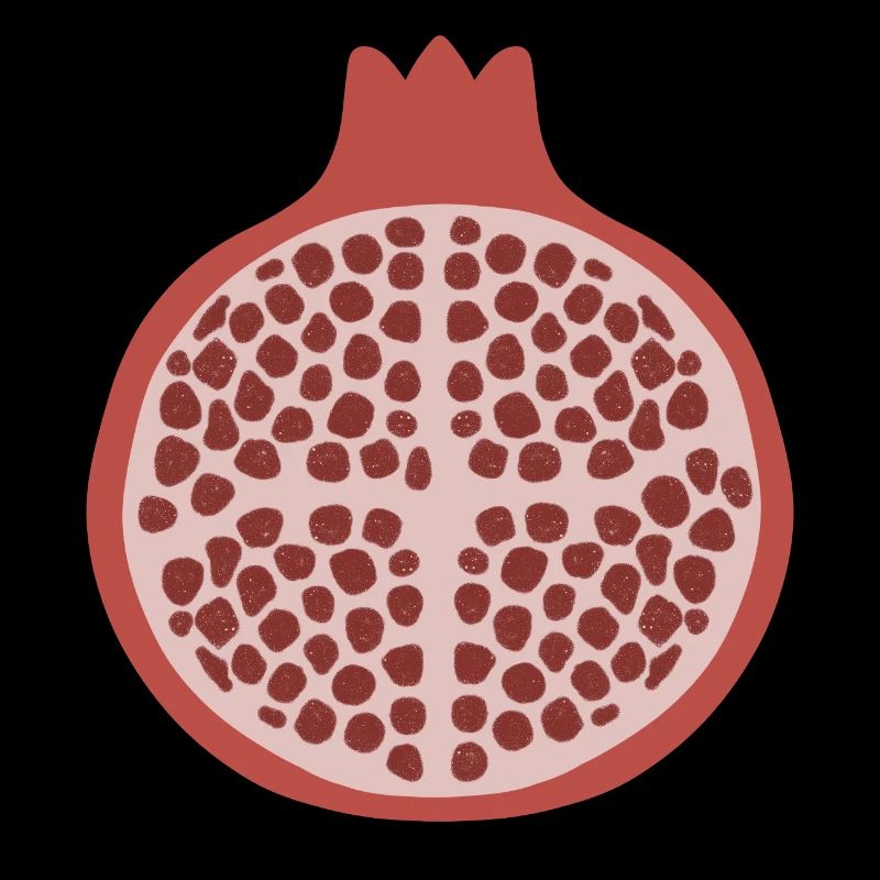 Pomegranate Half
