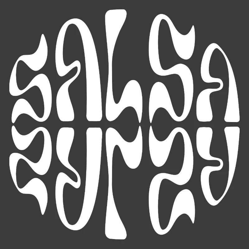 Salsa Pulse Circular Typography