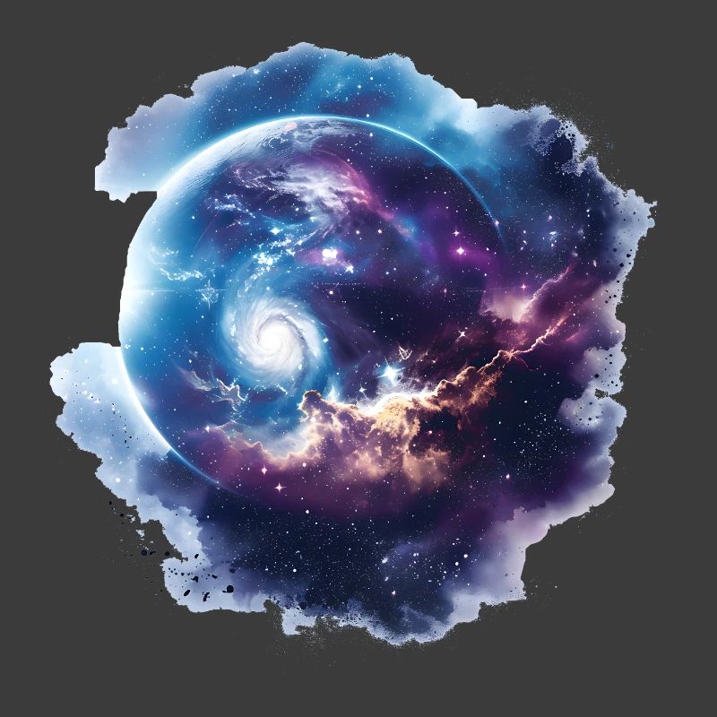 Cosmic Vortex Galaxy